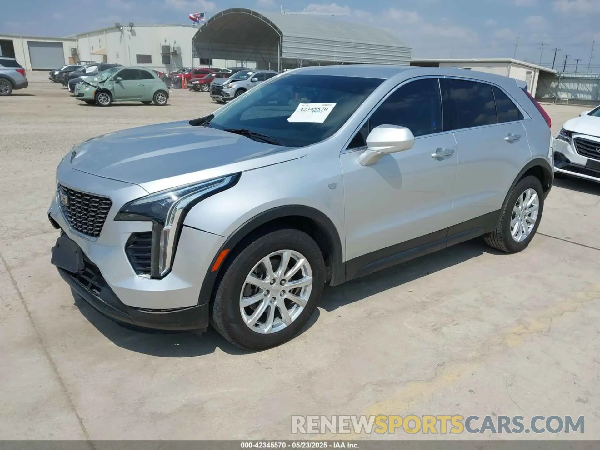 2 Photograph of a damaged car 1GYAZAR43KF144836 CADILLAC XT4 2019