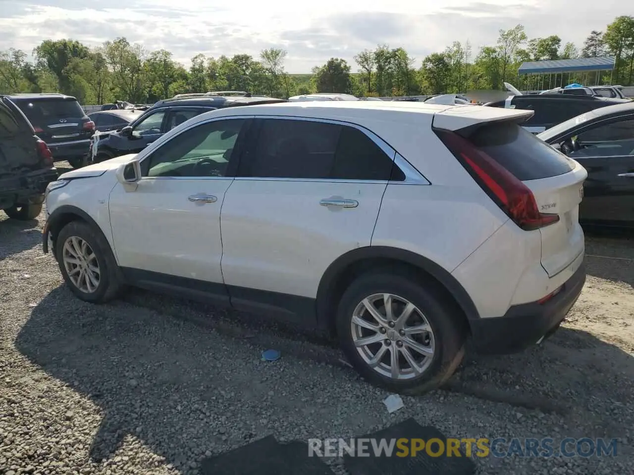 2 Photograph of a damaged car 1GYAZAR44KF143890 CADILLAC XT4 2019