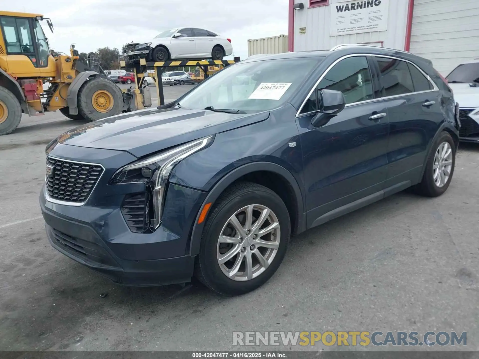 2 Photograph of a damaged car 1GYFZBR41KF160352 CADILLAC XT4 2019