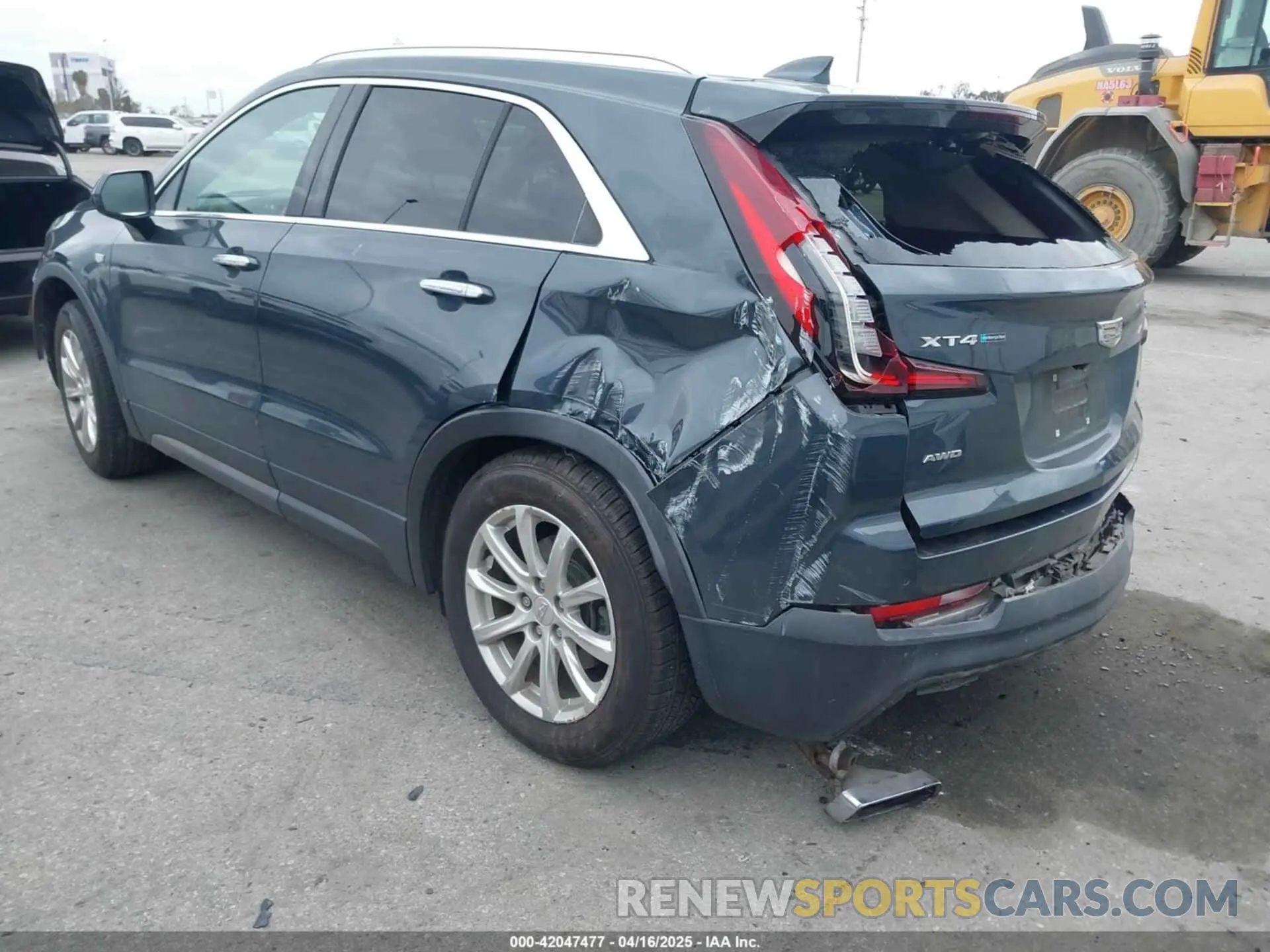 3 Photograph of a damaged car 1GYFZBR41KF160352 CADILLAC XT4 2019