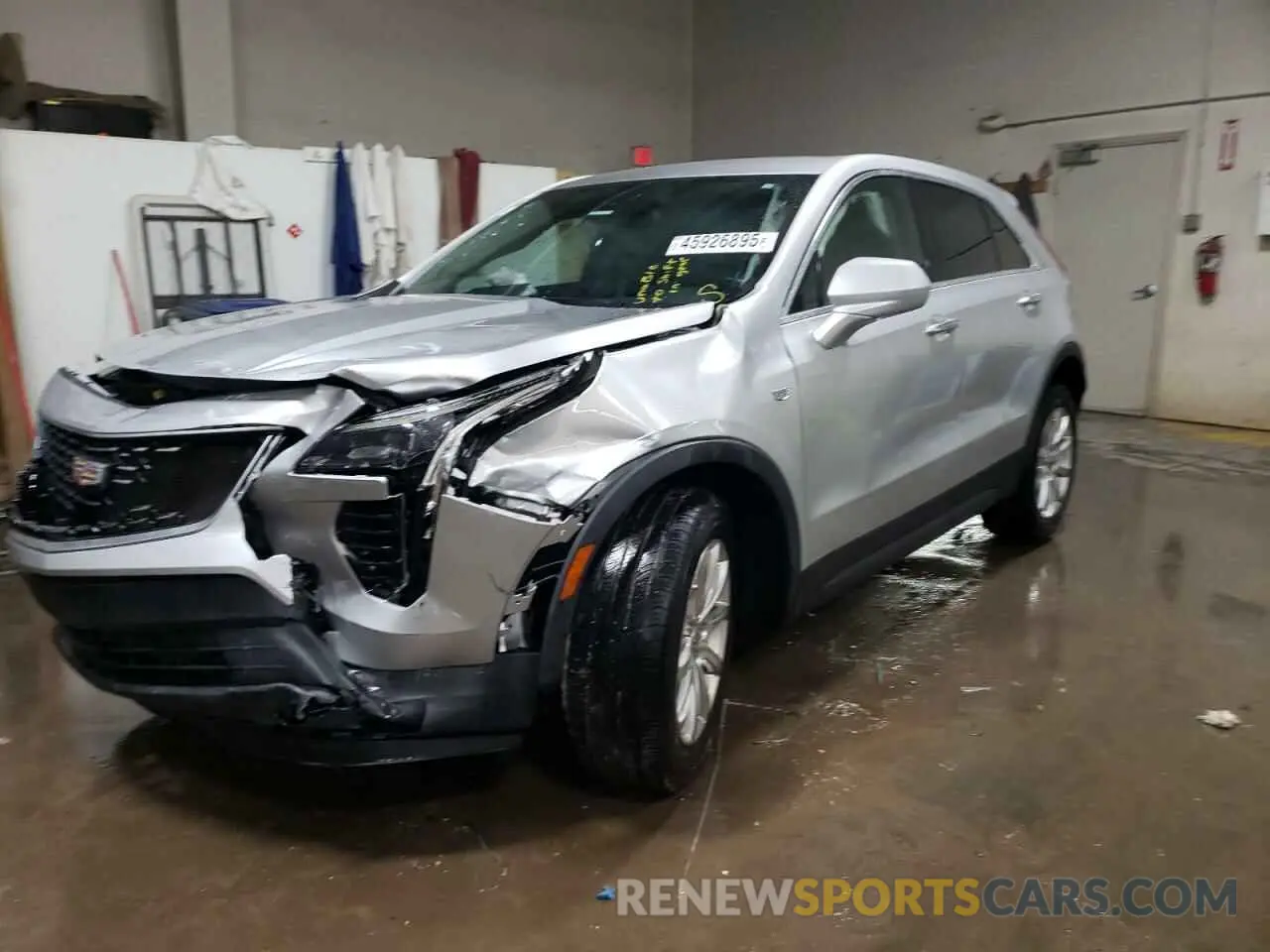 1 Photograph of a damaged car 1GYFZBR44KF128401 CADILLAC XT4 2019