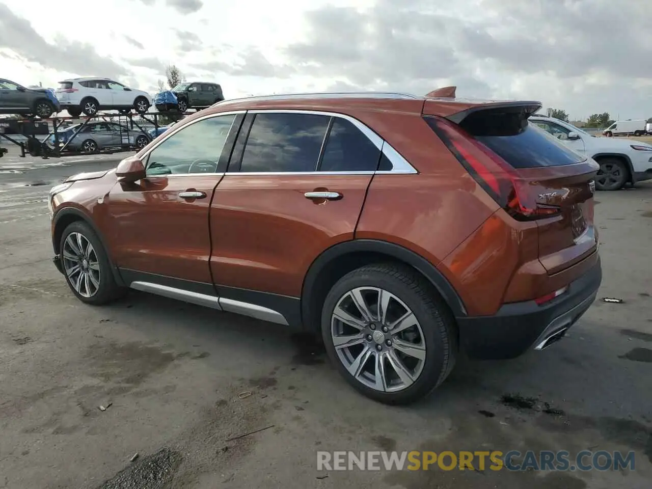 2 Photograph of a damaged car 1GYFZCR40KF180047 CADILLAC XT4 2019