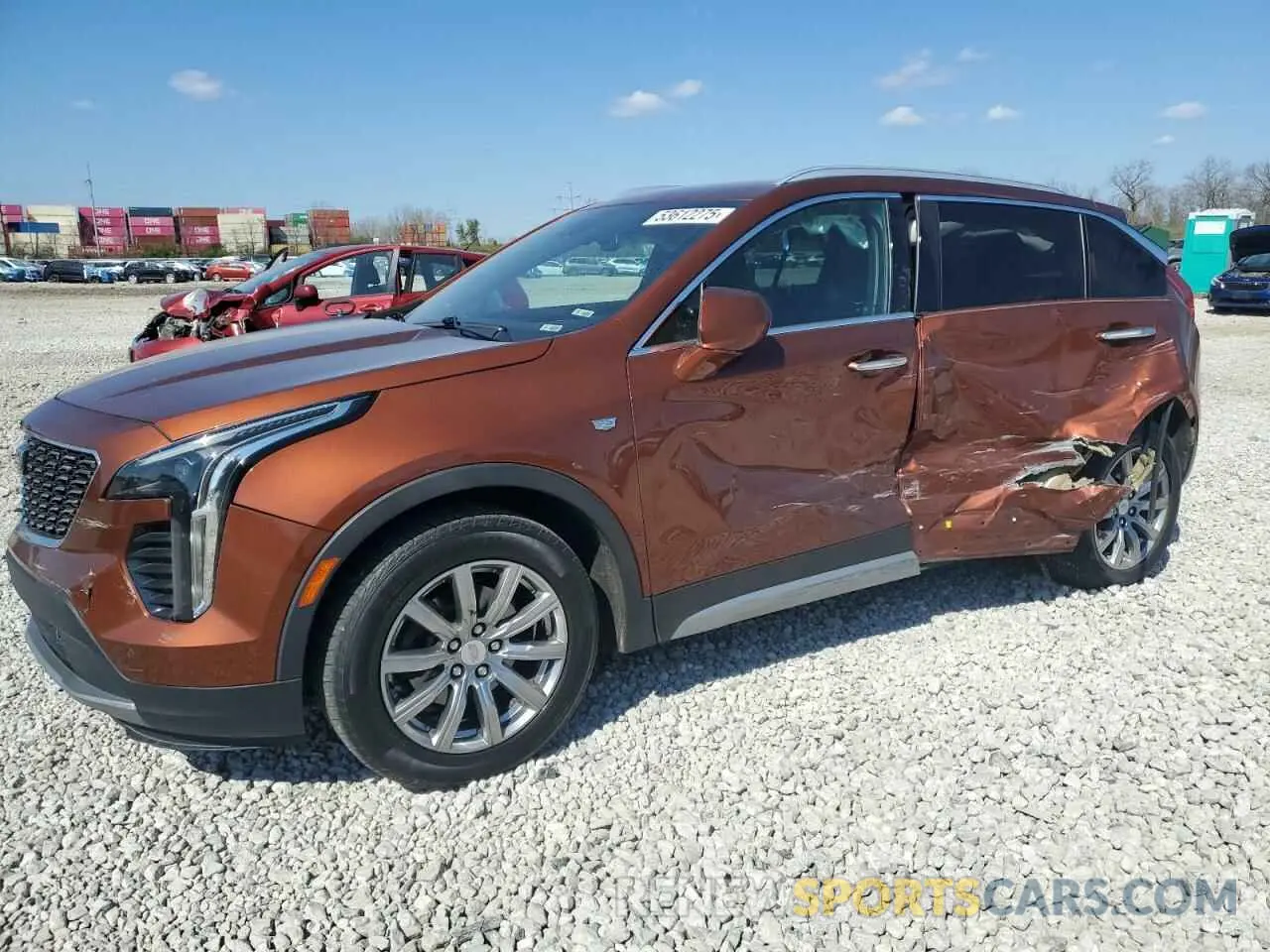 1 Photograph of a damaged car 1GYFZCR41KF142472 CADILLAC XT4 2019