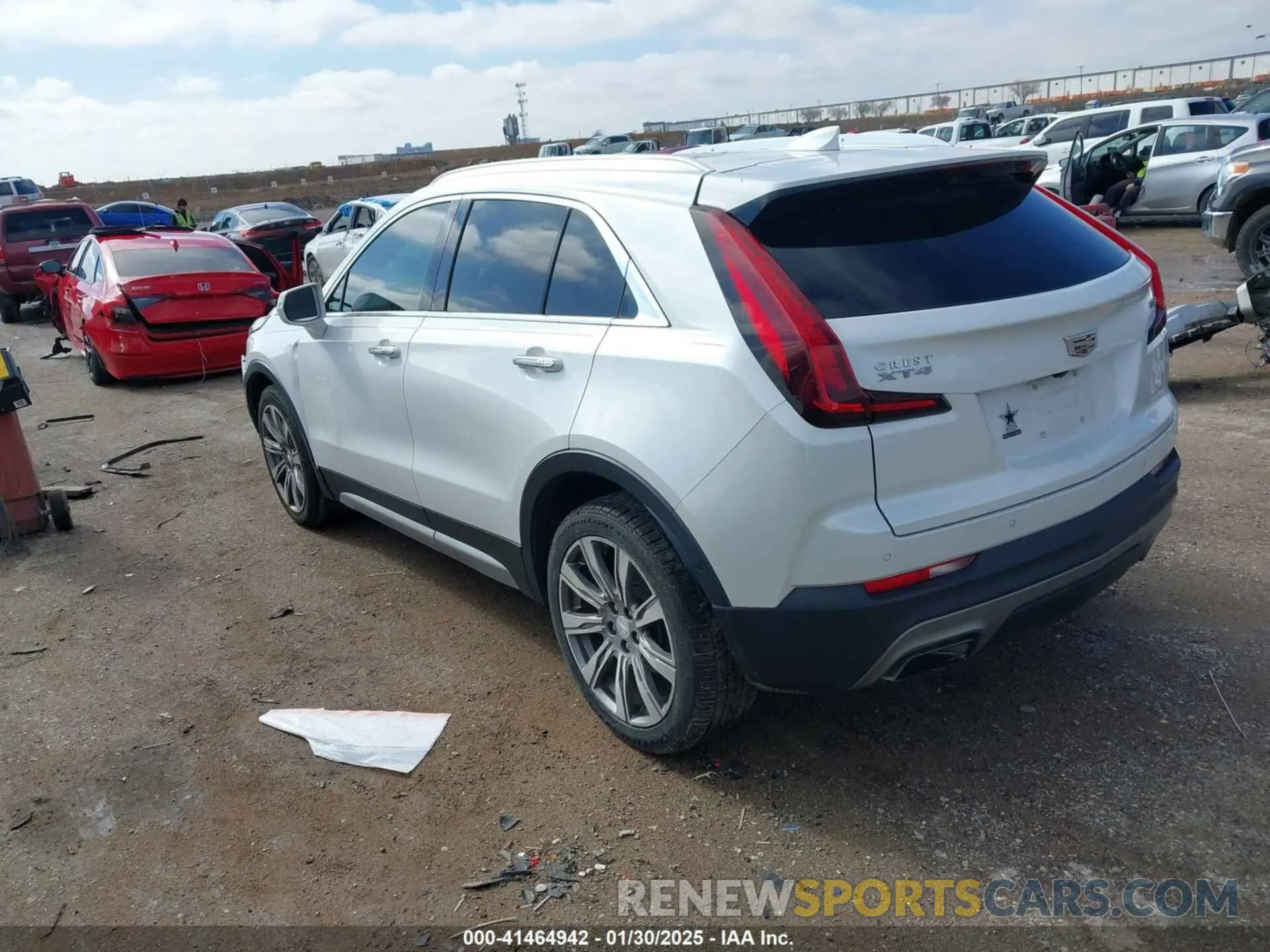 3 Photograph of a damaged car 1GYFZCR45KF133712 CADILLAC XT4 2019