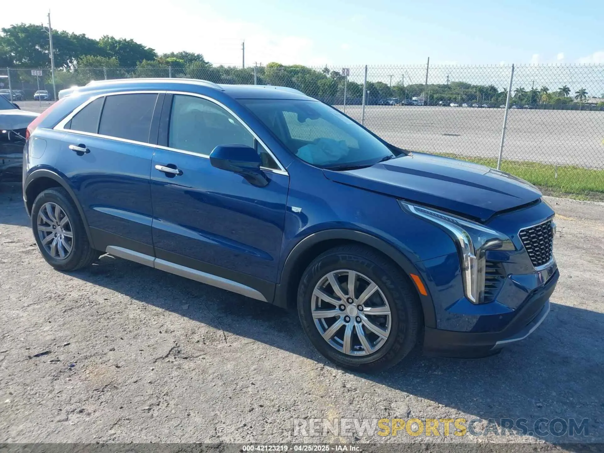 1 Photograph of a damaged car 1GYFZCR47KF128284 CADILLAC XT4 2019
