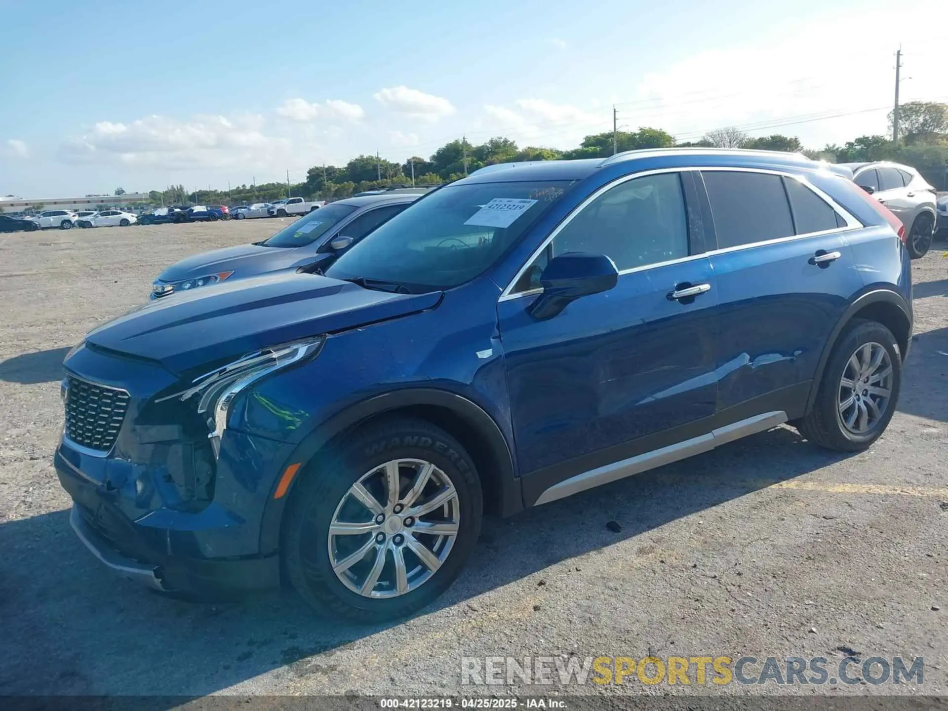 2 Photograph of a damaged car 1GYFZCR47KF128284 CADILLAC XT4 2019