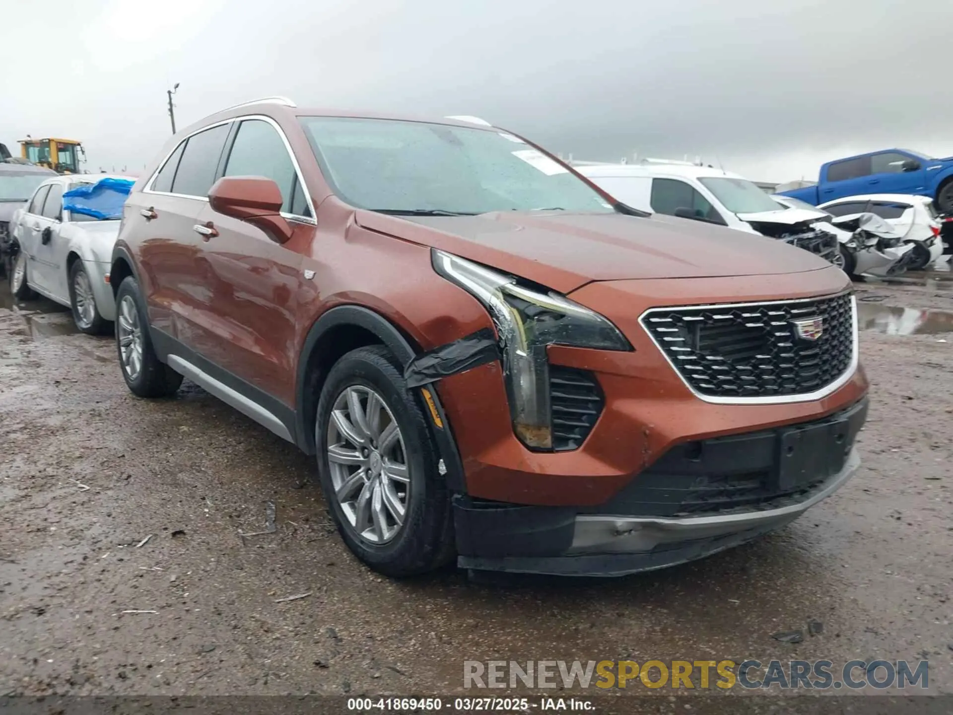 1 Photograph of a damaged car 1GYFZCR48KF208483 CADILLAC XT4 2019