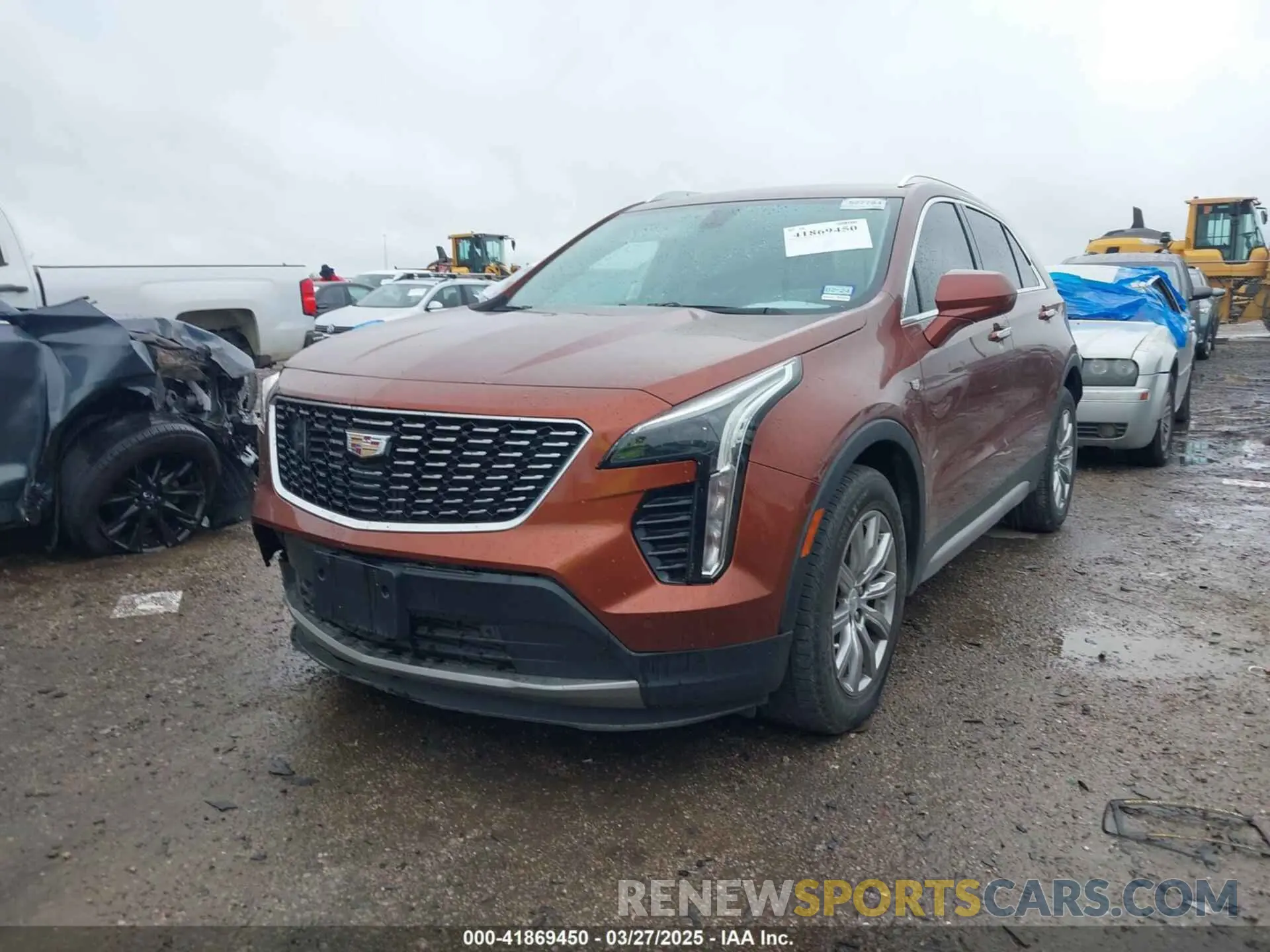2 Photograph of a damaged car 1GYFZCR48KF208483 CADILLAC XT4 2019