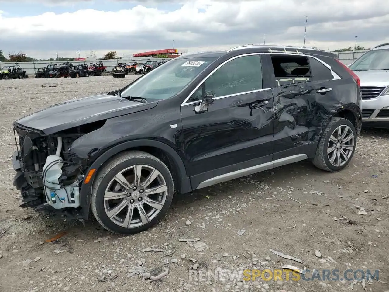 1 Photograph of a damaged car 1GYFZCR49KF147242 CADILLAC XT4 2019