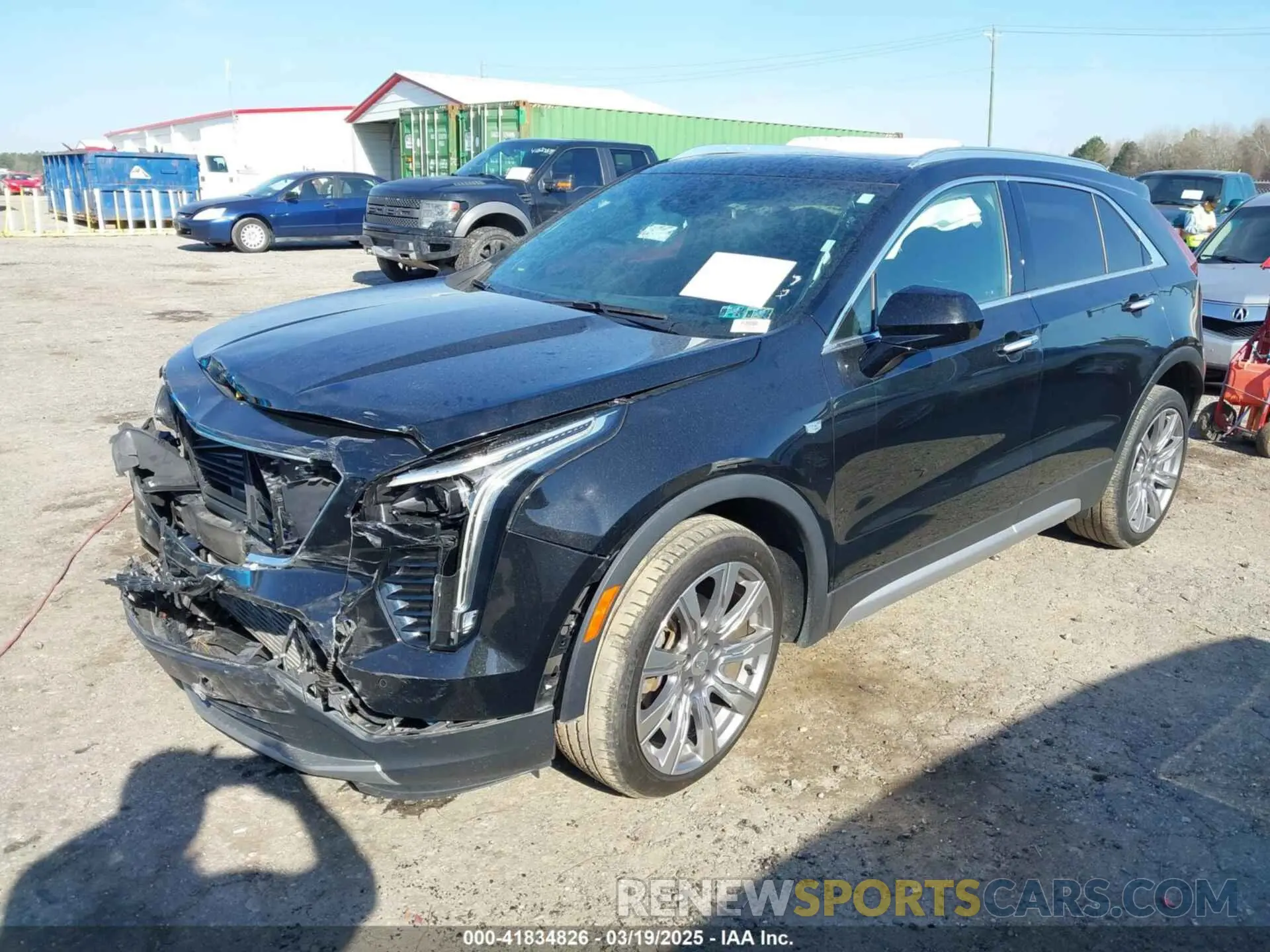 2 Photograph of a damaged car 1GYFZDR41KF213000 CADILLAC XT4 2019
