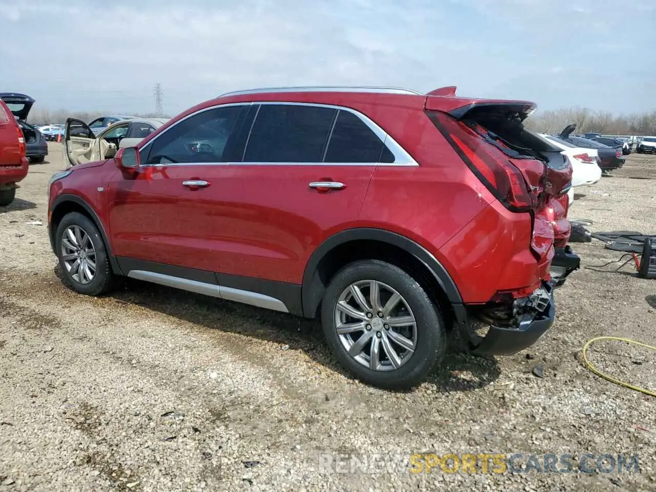 2 Photograph of a damaged car 1GYFZDR41KF213806 CADILLAC XT4 2019