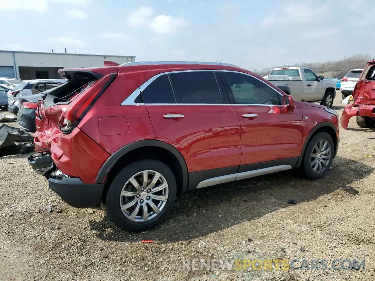 3 Photograph of a damaged car 1GYFZDR41KF213806 CADILLAC XT4 2019