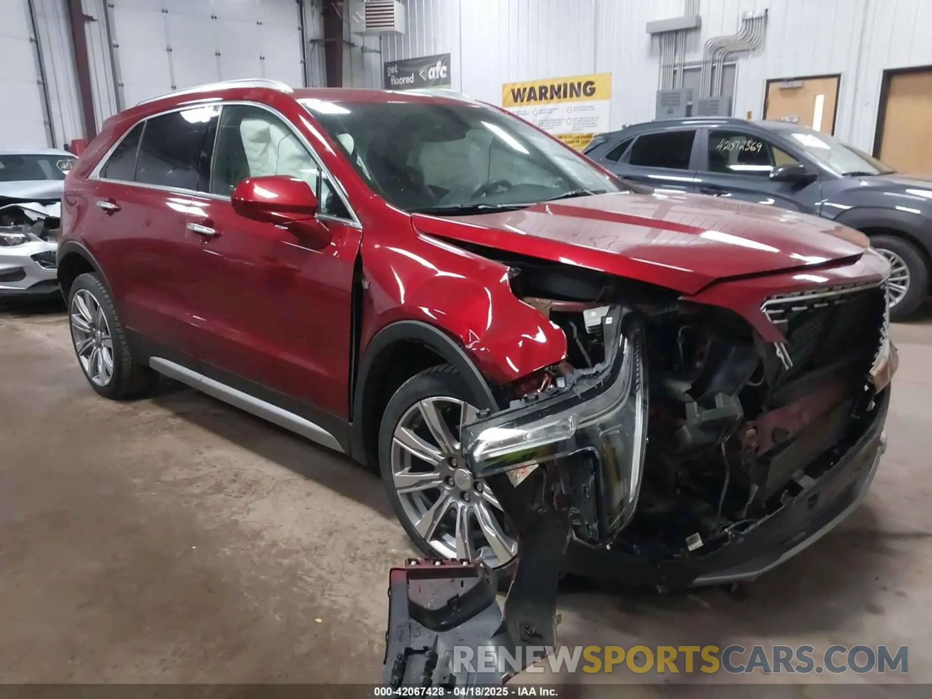 1 Photograph of a damaged car 1GYFZDR47KF212952 CADILLAC XT4 2019