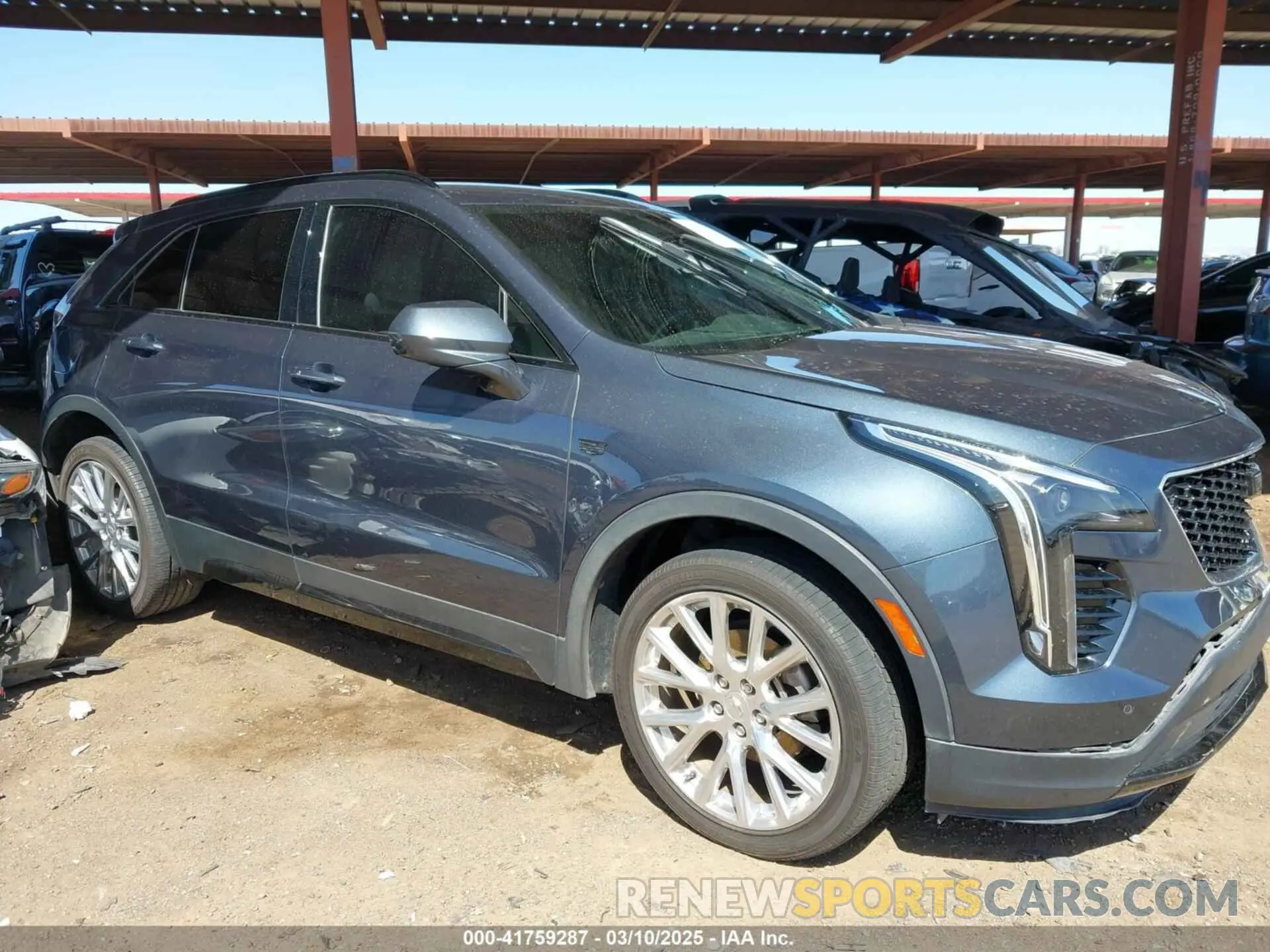 1 Photograph of a damaged car 1GYFZER40KF155600 CADILLAC XT4 2019