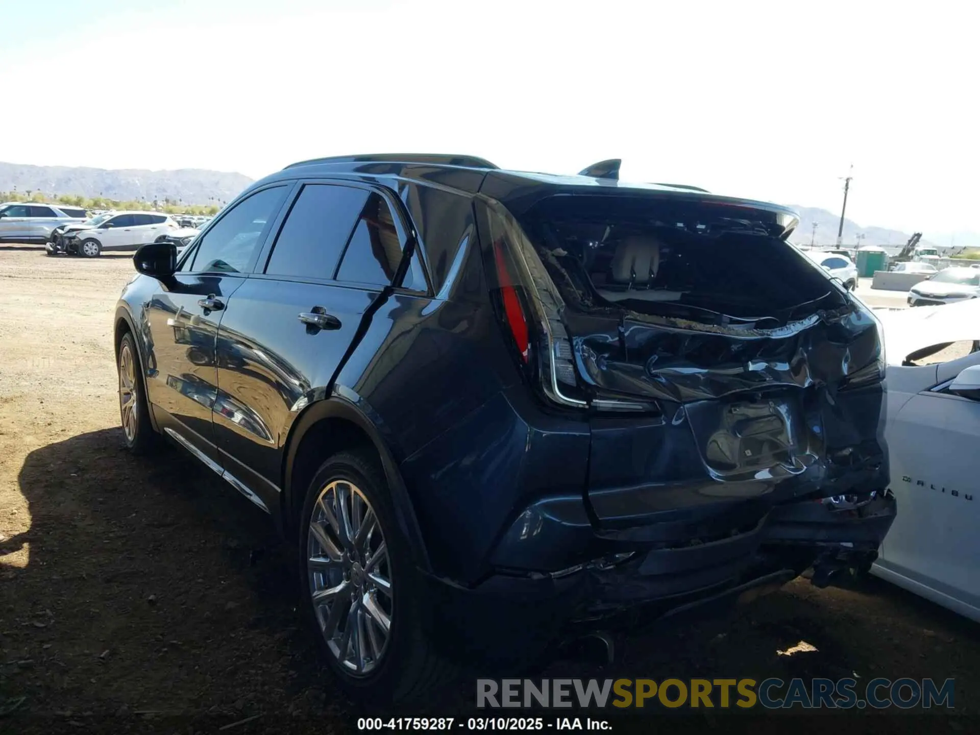 3 Photograph of a damaged car 1GYFZER40KF155600 CADILLAC XT4 2019