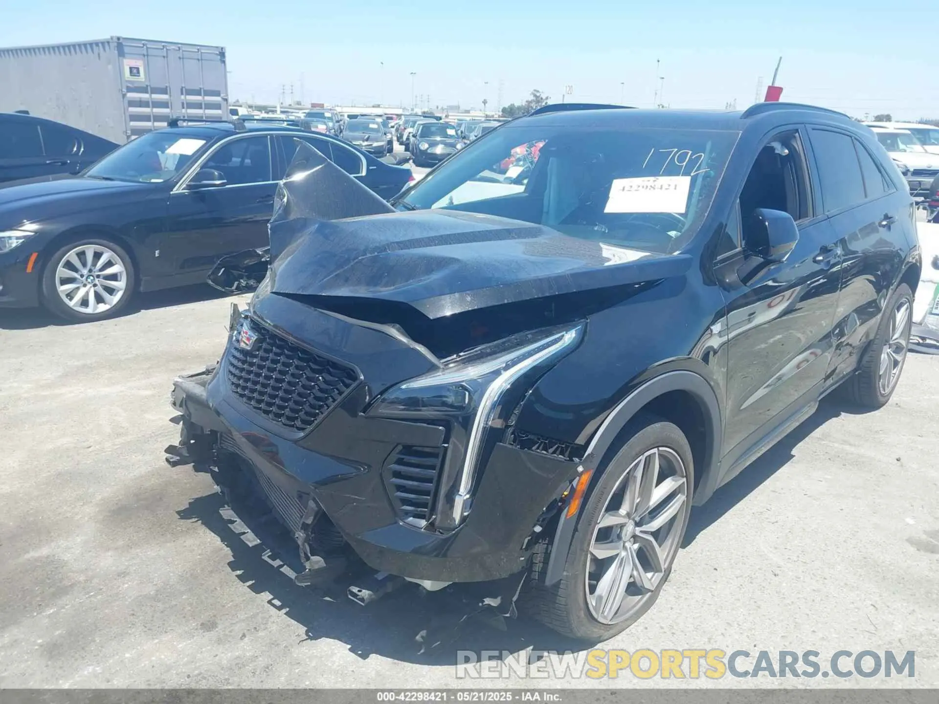 2 Photograph of a damaged car 1GYFZER40KF181792 CADILLAC XT4 2019