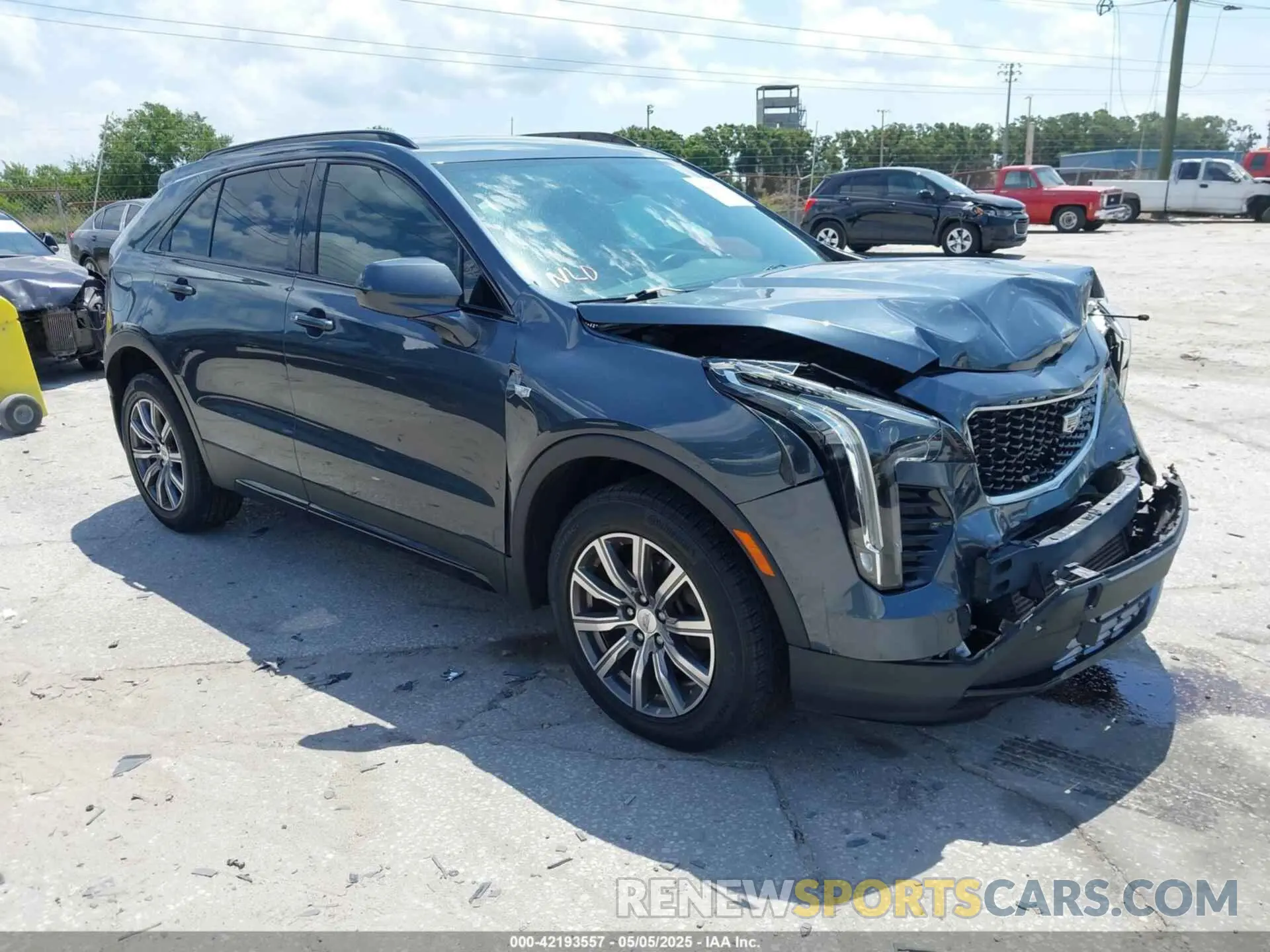 1 Photograph of a damaged car 1GYFZER42KF107032 CADILLAC XT4 2019