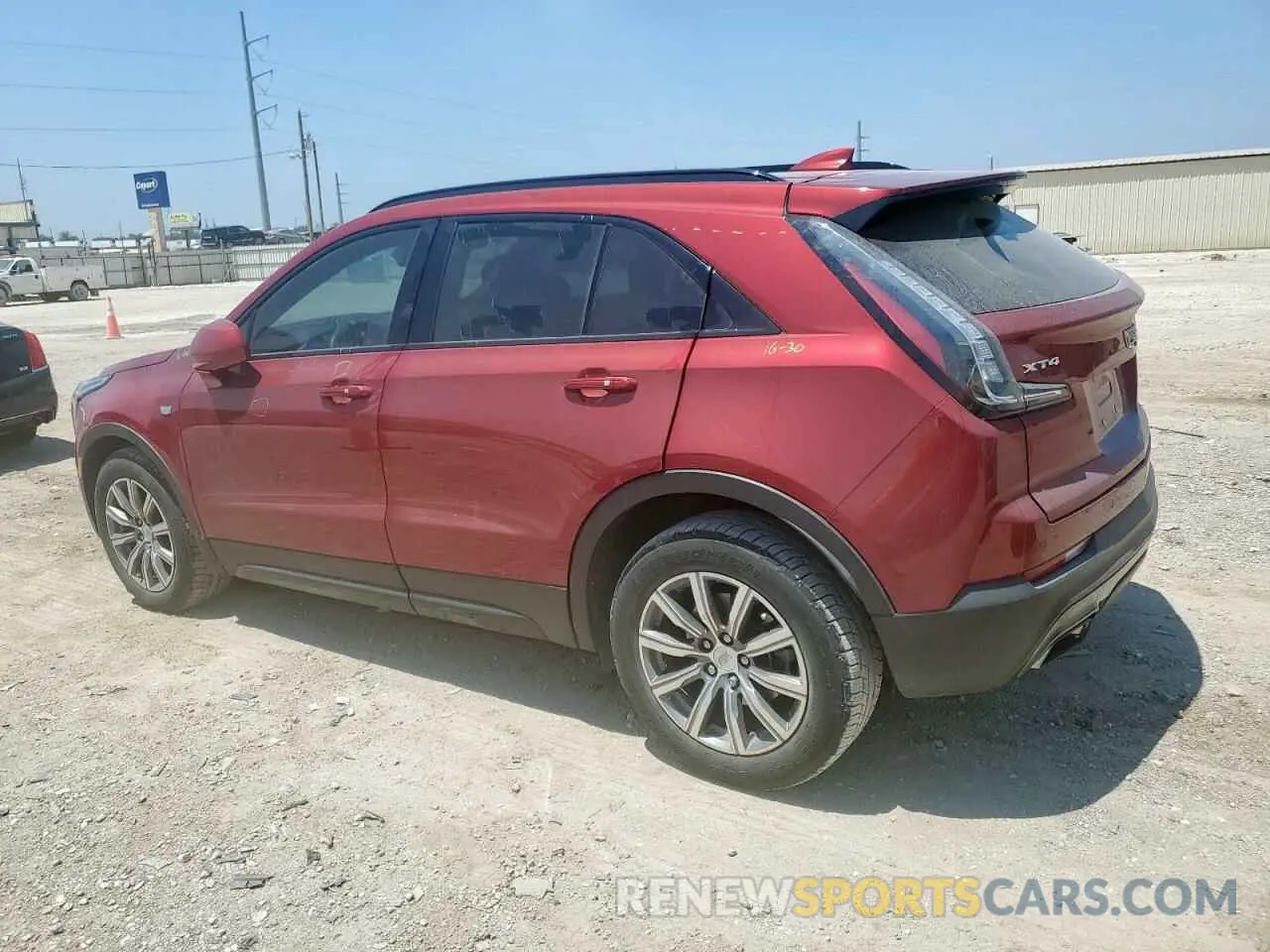 2 Photograph of a damaged car 1GYFZER43KF130335 CADILLAC XT4 2019
