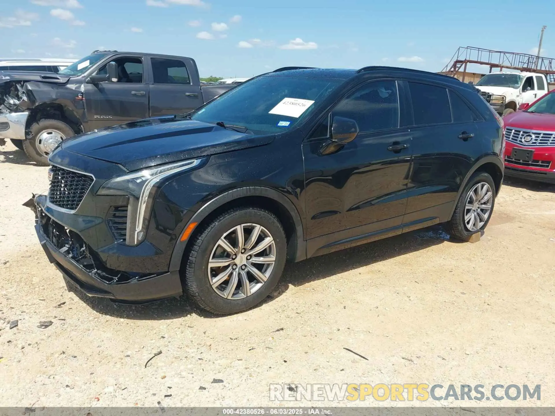 2 Photograph of a damaged car 1GYFZER44KF103029 CADILLAC XT4 2019
