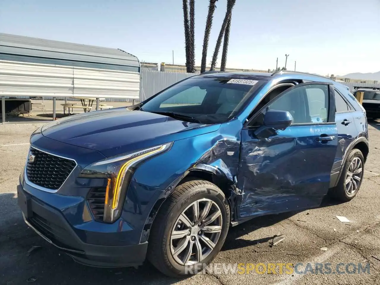 1 Photograph of a damaged car 1GYFZER44KF158466 CADILLAC XT4 2019