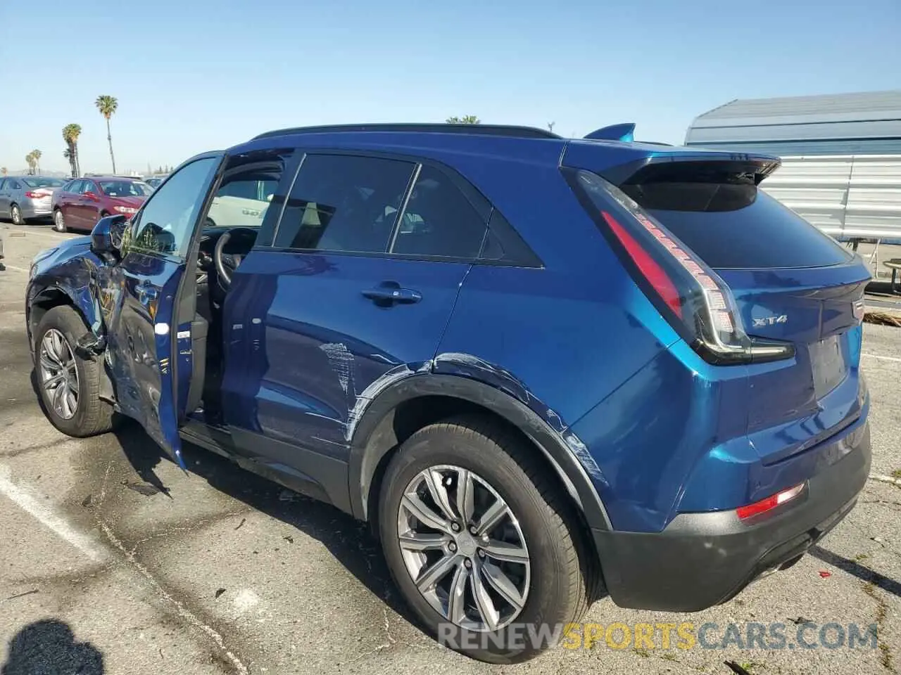2 Photograph of a damaged car 1GYFZER44KF158466 CADILLAC XT4 2019