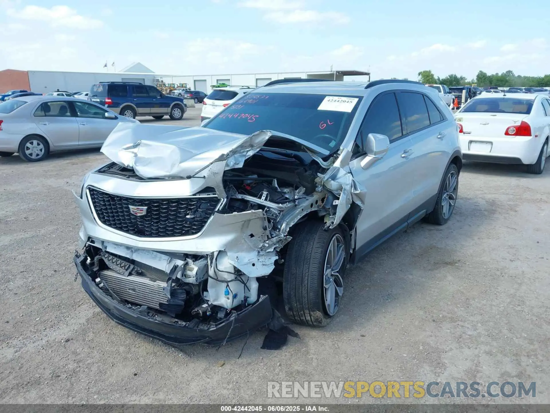 2 Photograph of a damaged car 1GYFZER44KF164901 CADILLAC XT4 2019