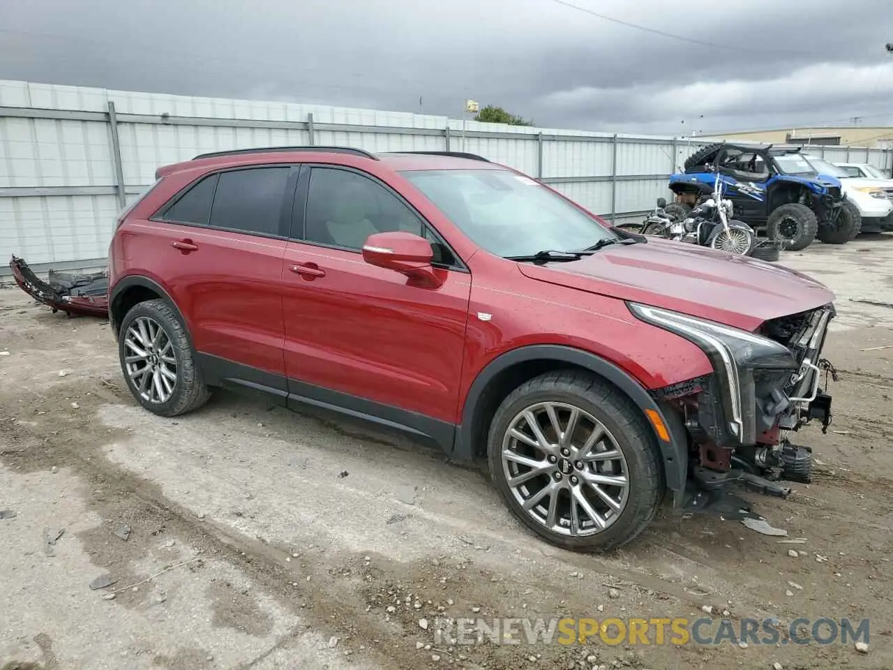 4 Photograph of a damaged car 1GYFZER46KF154063 CADILLAC XT4 2019