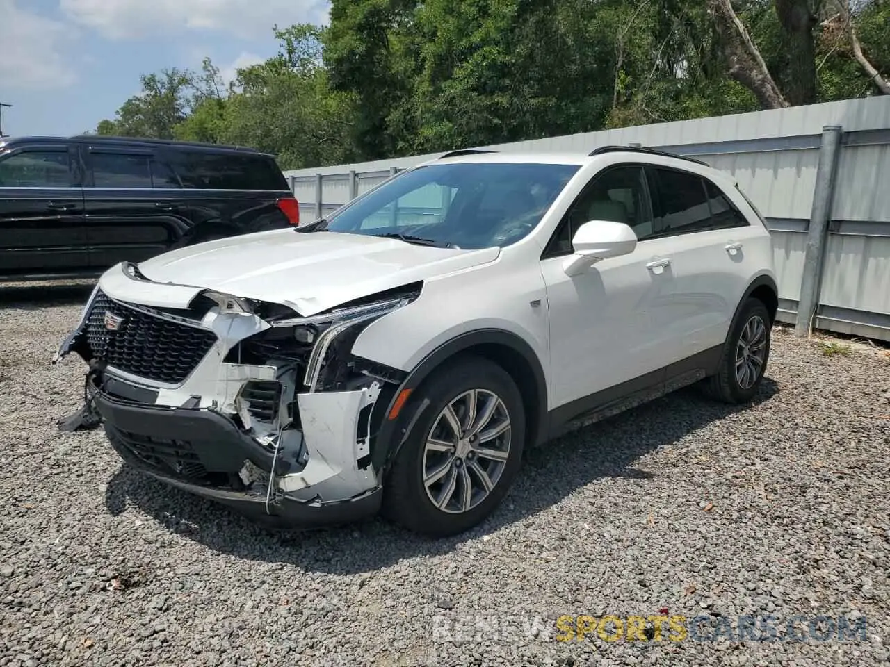 1 Photograph of a damaged car 1GYFZER47KF187301 CADILLAC XT4 2019
