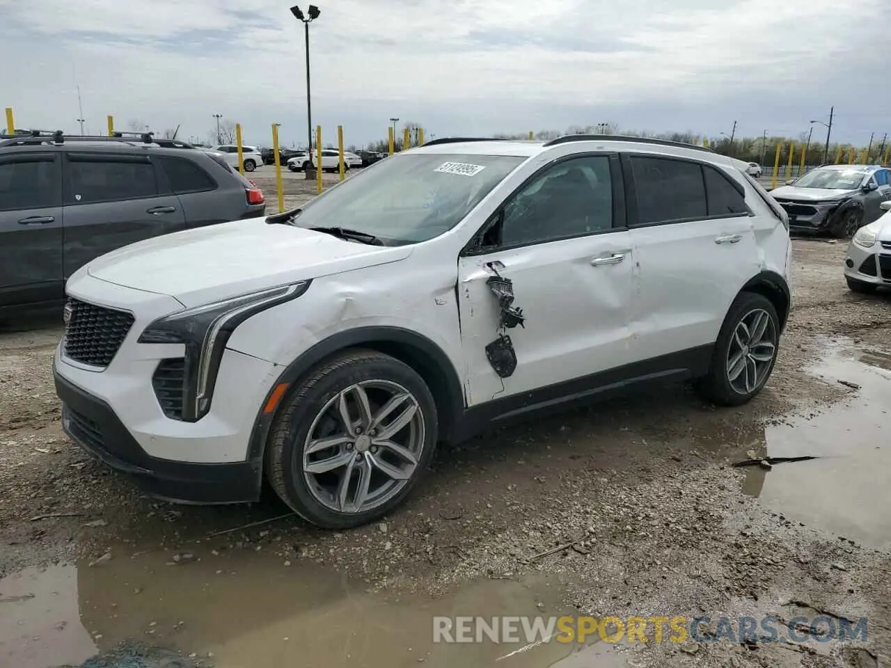 1 Photograph of a damaged car 1GYFZER48KF112347 CADILLAC XT4 2019