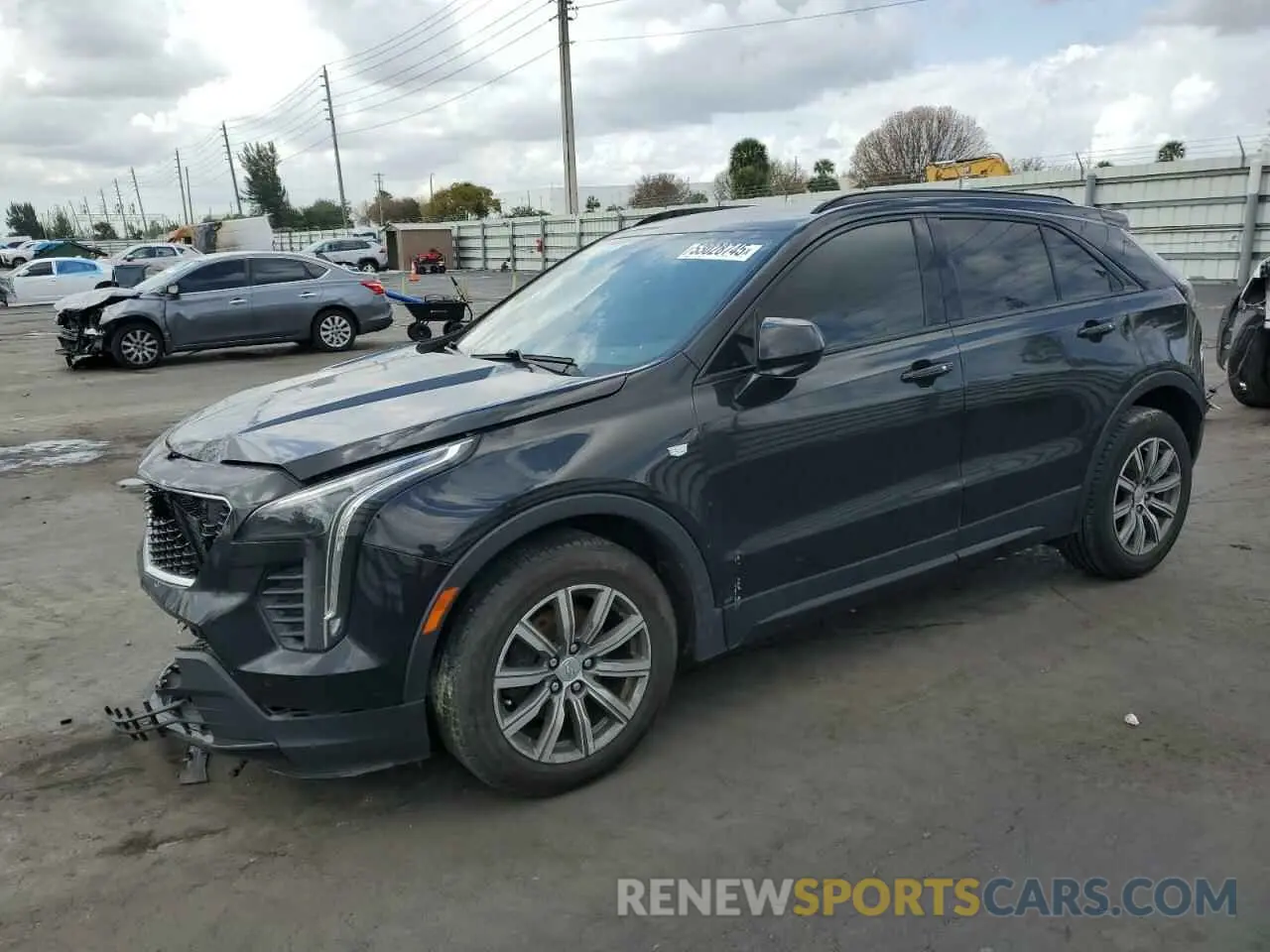 1 Photograph of a damaged car 1GYFZER49KF214000 CADILLAC XT4 2019