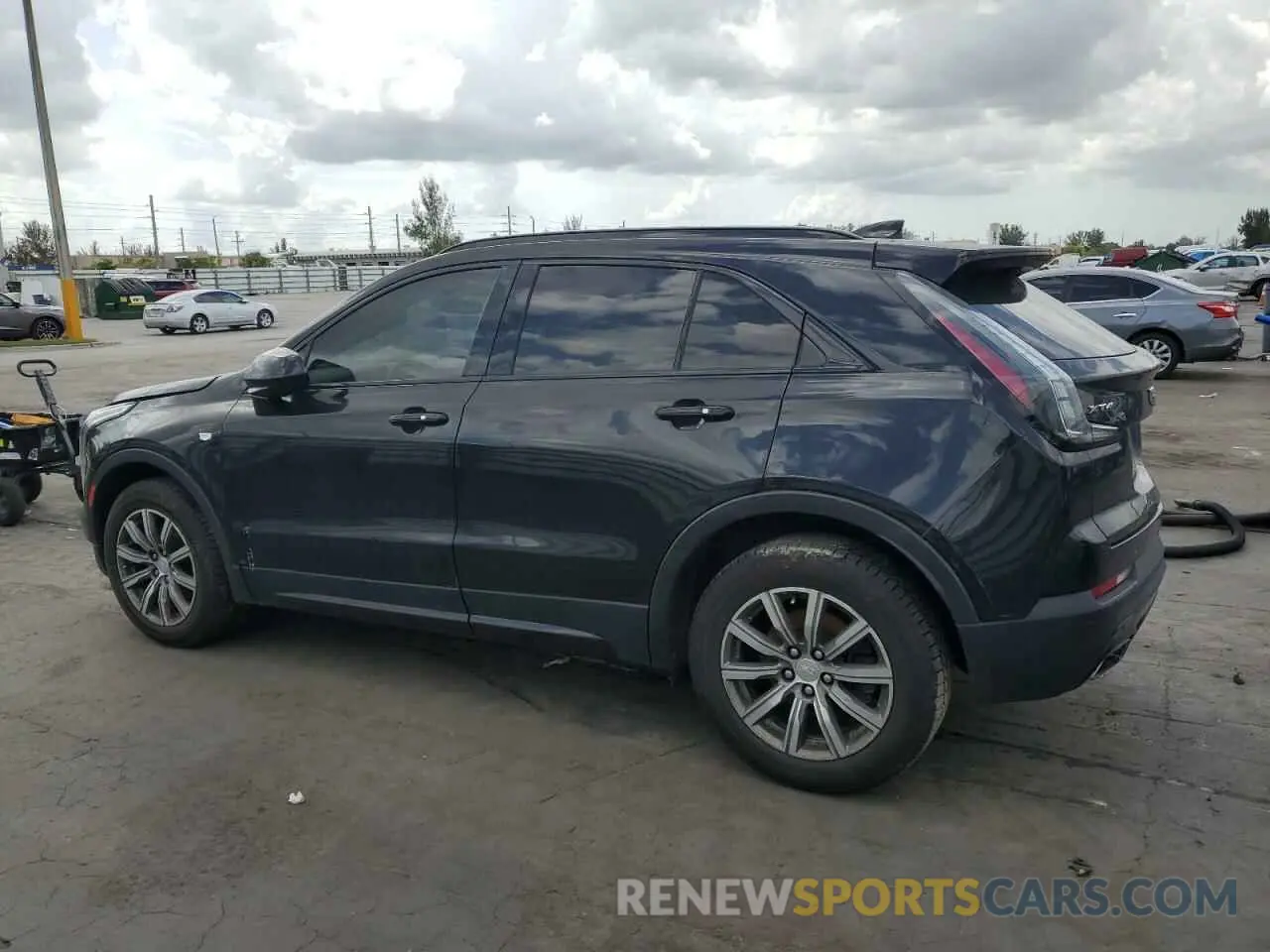 2 Photograph of a damaged car 1GYFZER49KF214000 CADILLAC XT4 2019