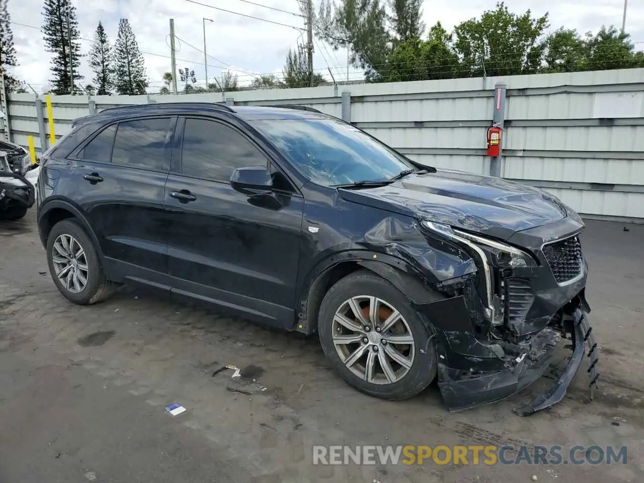 4 Photograph of a damaged car 1GYFZER49KF214000 CADILLAC XT4 2019