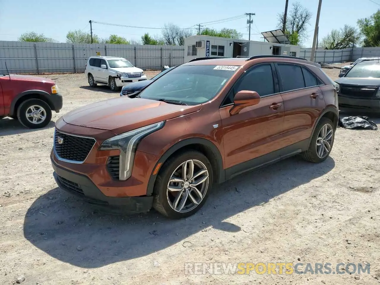 1 Photograph of a damaged car 1GYFZFR42KF136567 CADILLAC XT4 2019