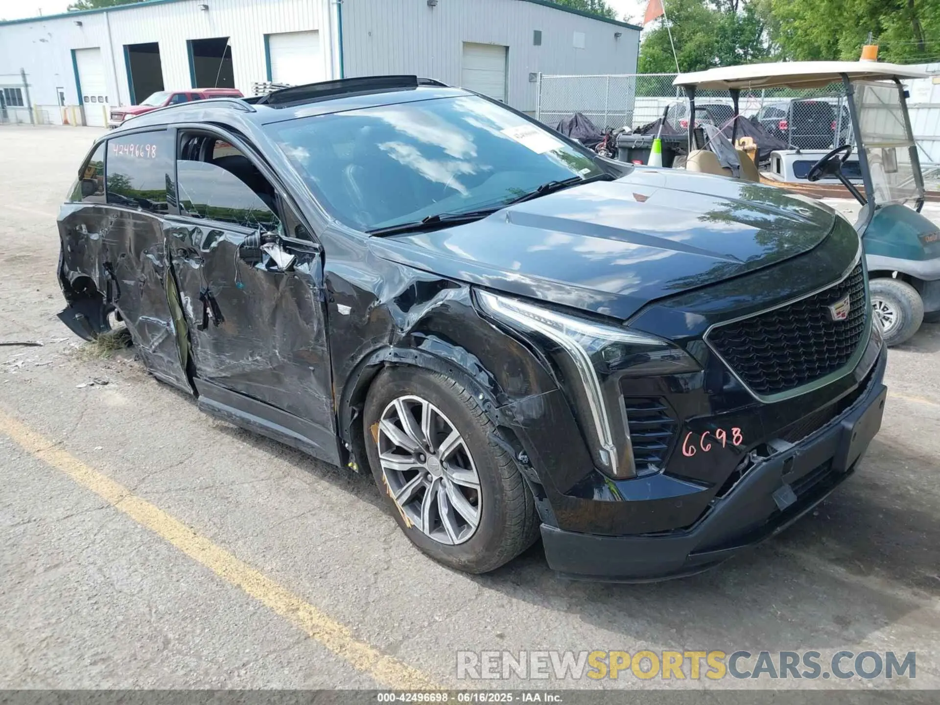 1 Photograph of a damaged car 1GYFZFR44KF140894 CADILLAC XT4 2019