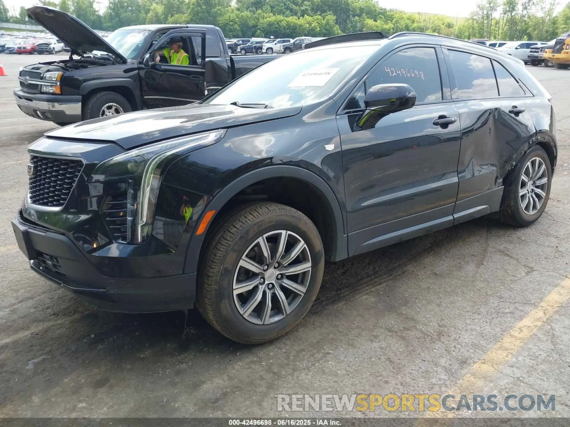 2 Photograph of a damaged car 1GYFZFR44KF140894 CADILLAC XT4 2019