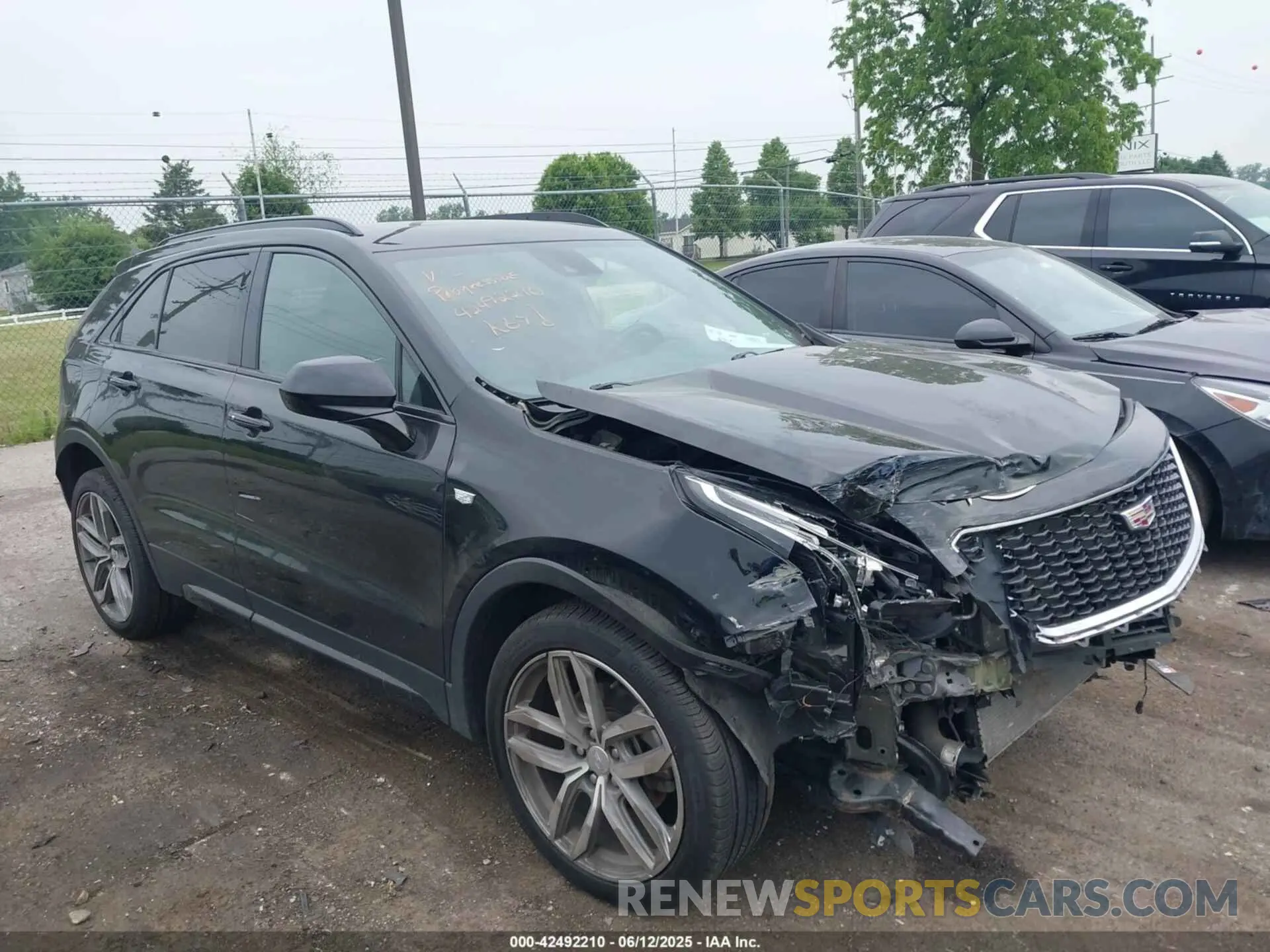 1 Photograph of a damaged car 1GYFZFR44KF150356 CADILLAC XT4 2019