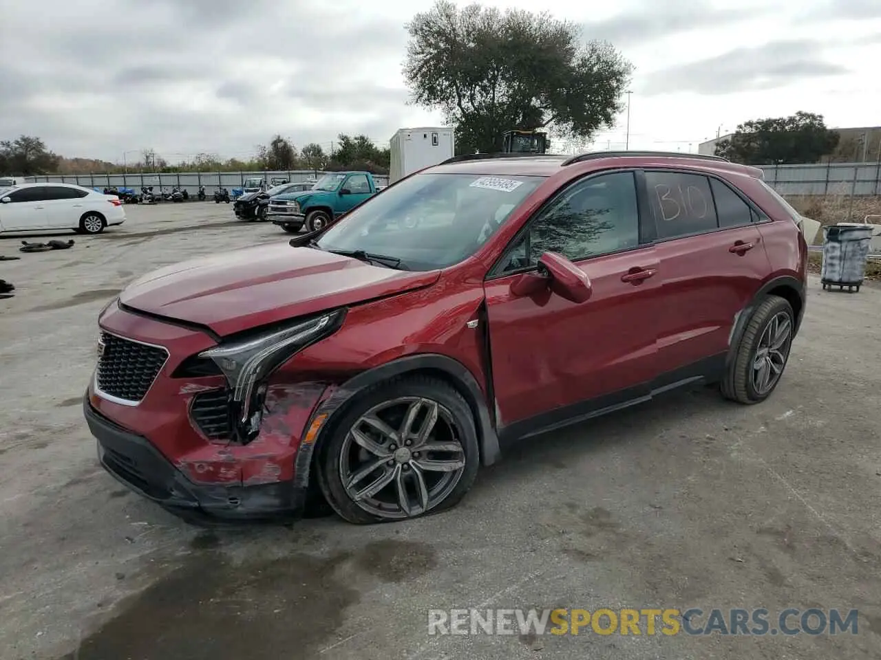 1 Photograph of a damaged car 1GYFZFR44KF186189 CADILLAC XT4 2019