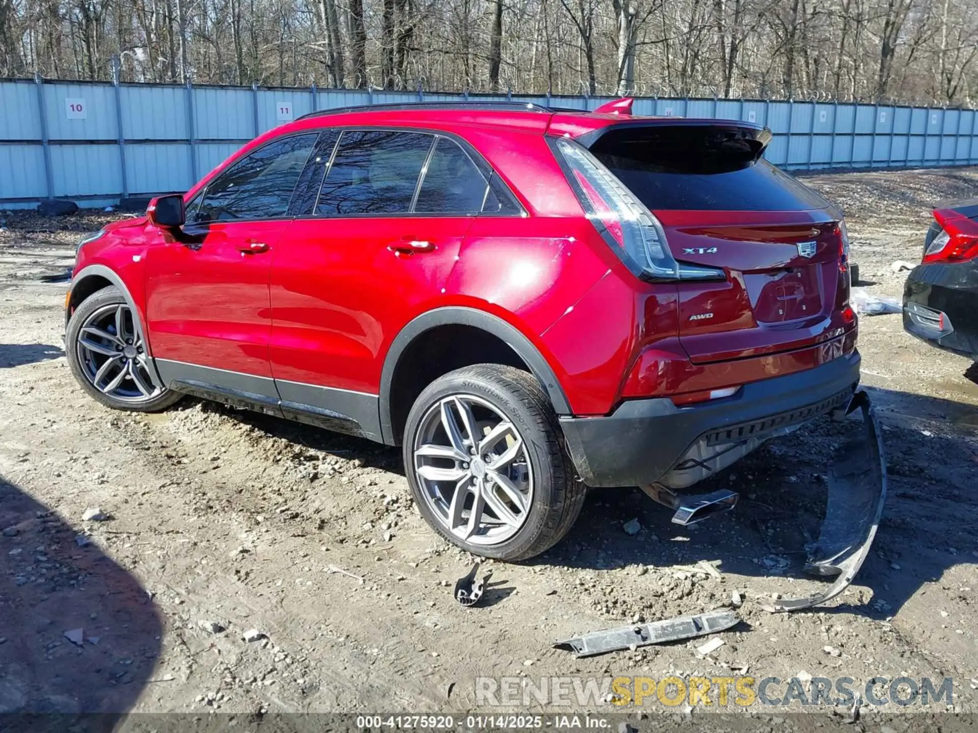 3 Photograph of a damaged car 1GYFZFR45KF166758 CADILLAC XT4 2019