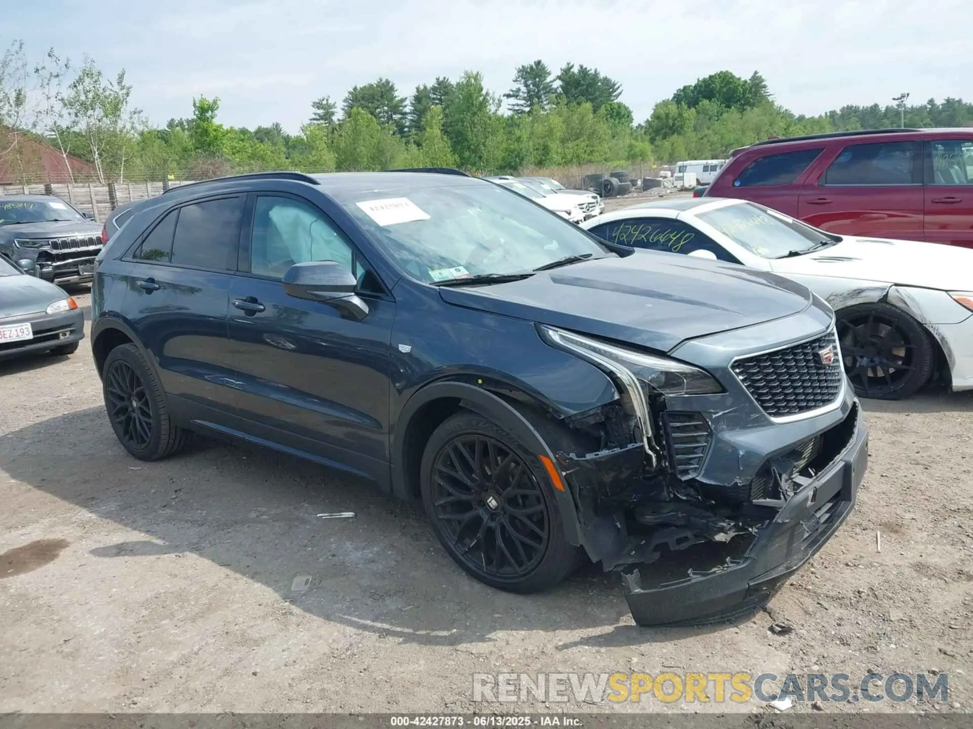 1 Photograph of a damaged car 1GYFZFR45KF202738 CADILLAC XT4 2019