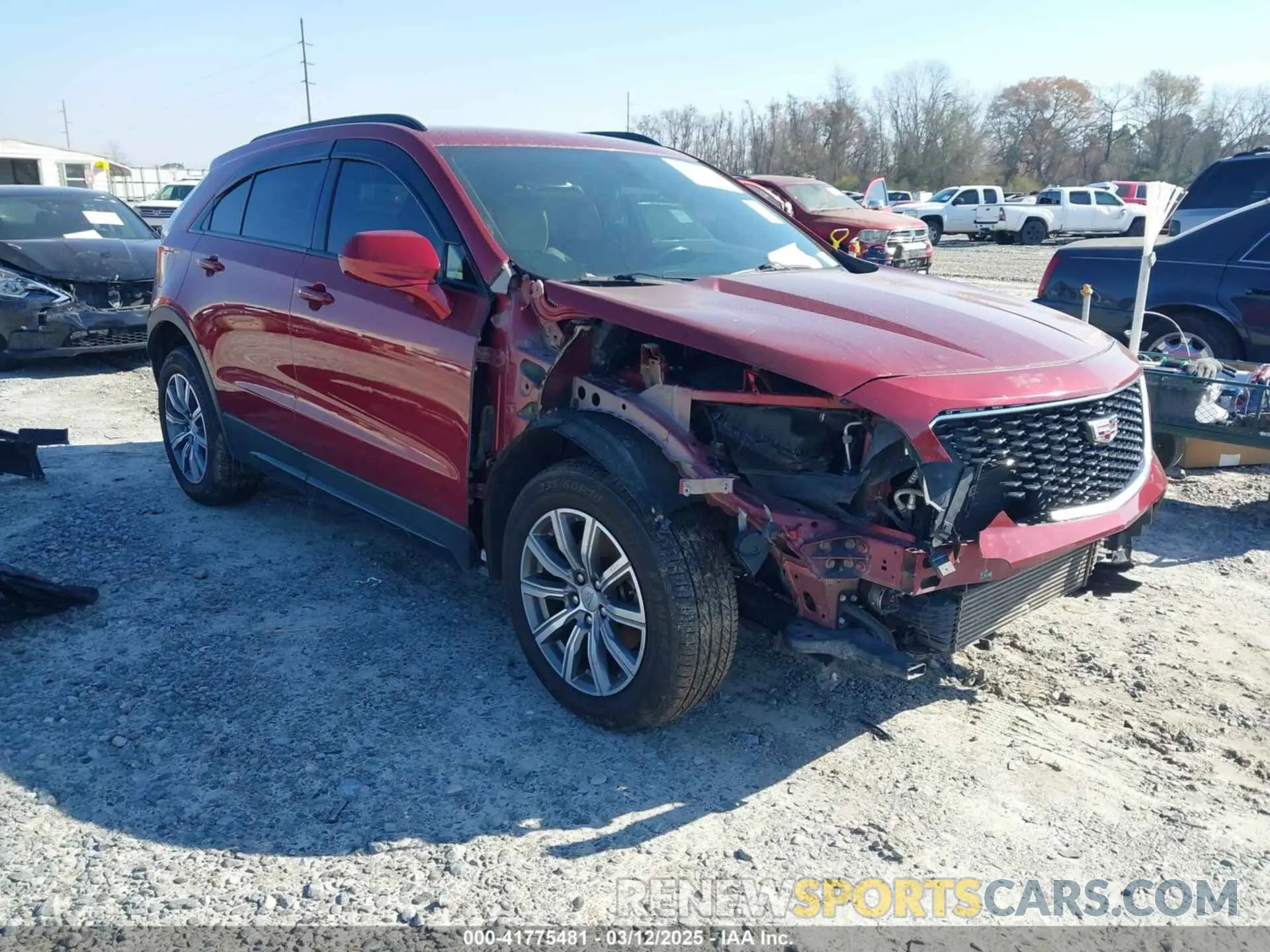1 Photograph of a damaged car 1GYFZFR46KF229396 CADILLAC XT4 2019