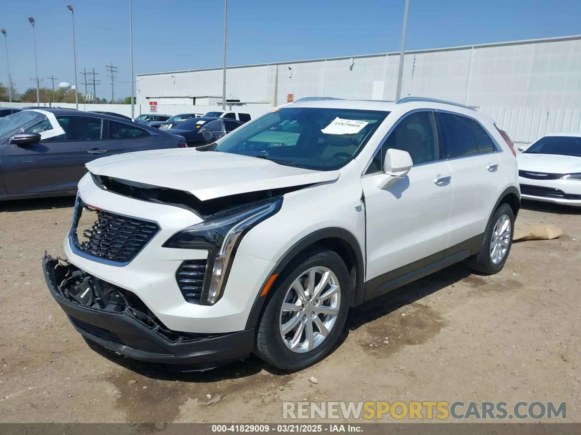 2 Photograph of a damaged car 1GYAZAR40LF139918 CADILLAC XT4 2020