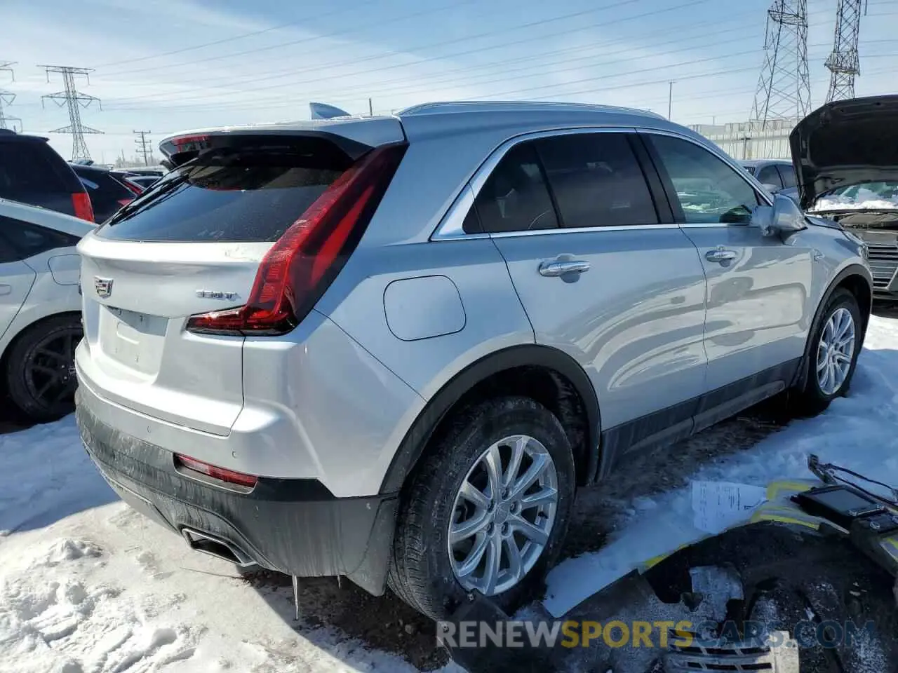 3 Photograph of a damaged car 1GYFZBR44LF093831 CADILLAC XT4 2020