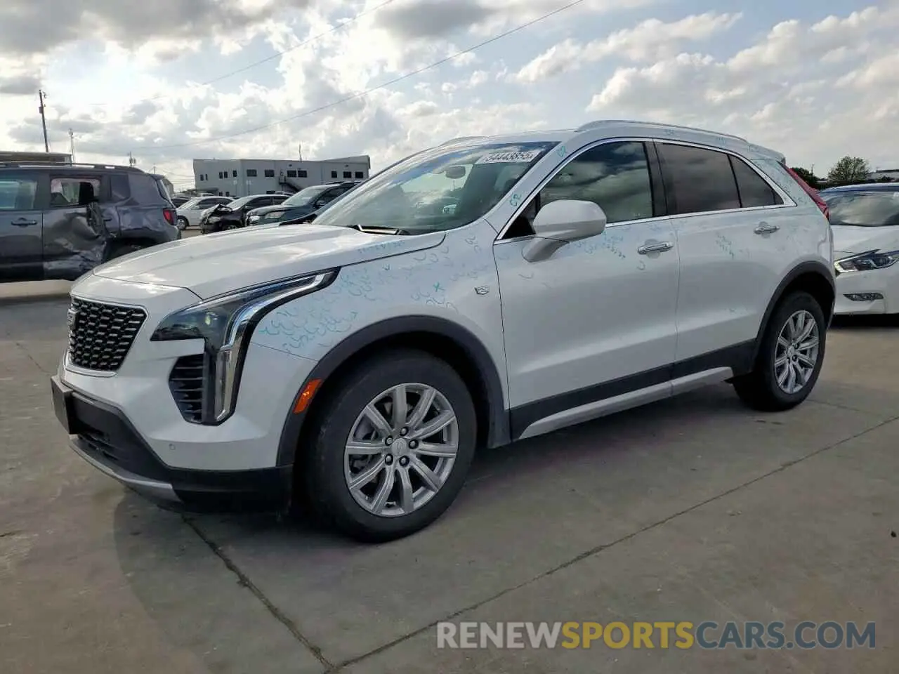 1 Photograph of a damaged car 1GYFZCR44LF113629 CADILLAC XT4 2020
