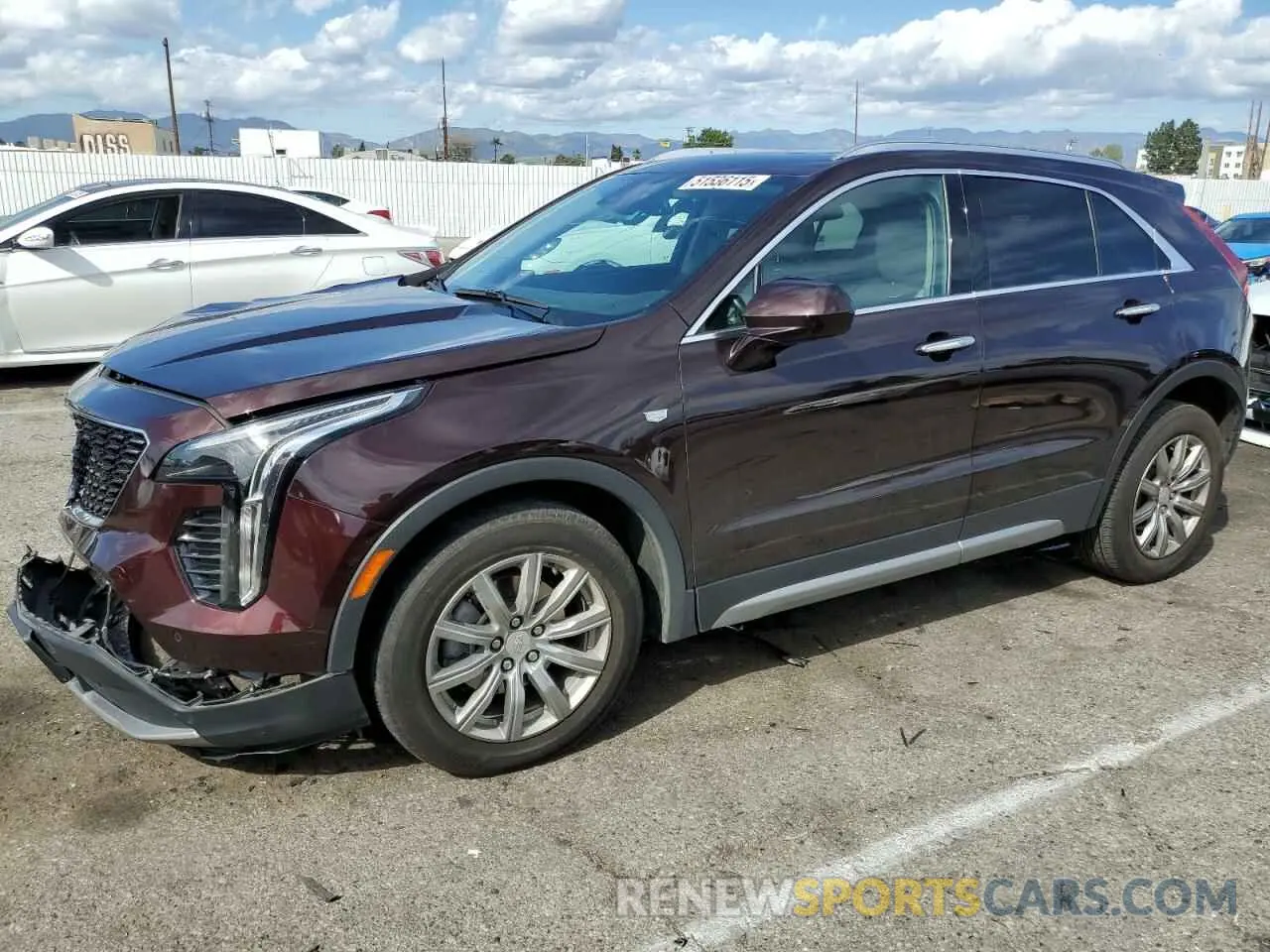 1 Photograph of a damaged car 1GYFZCR46LF112188 CADILLAC XT4 2020