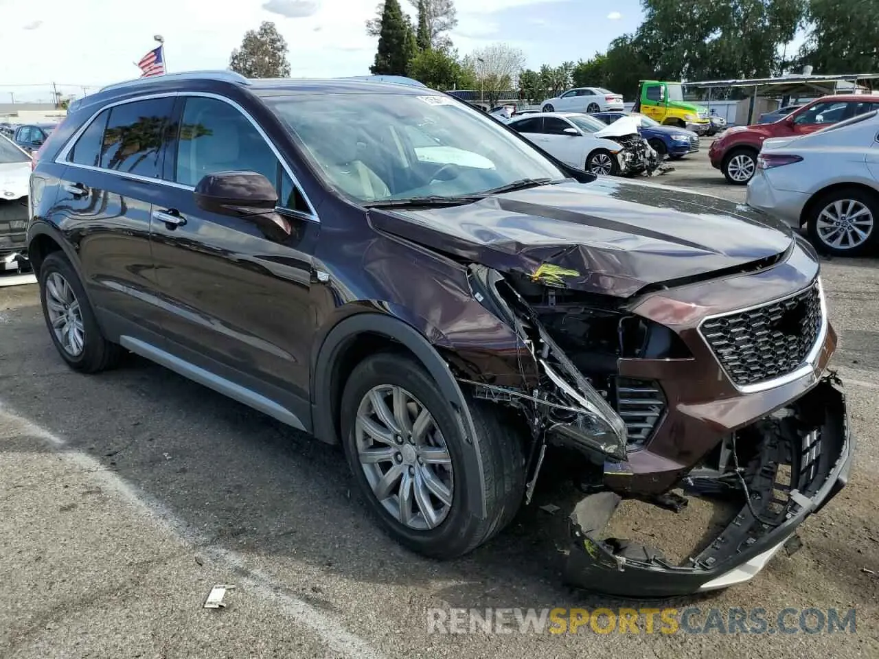 4 Photograph of a damaged car 1GYFZCR46LF112188 CADILLAC XT4 2020