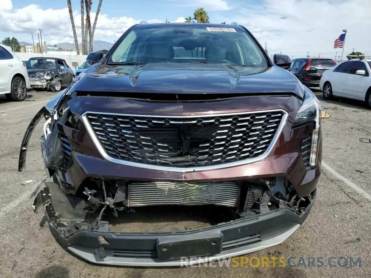 5 Photograph of a damaged car 1GYFZCR46LF112188 CADILLAC XT4 2020