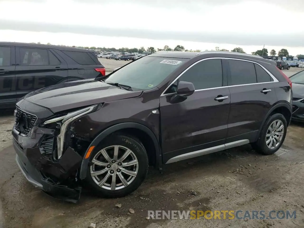 1 Photograph of a damaged car 1GYFZDR41LF025434 CADILLAC XT4 2020