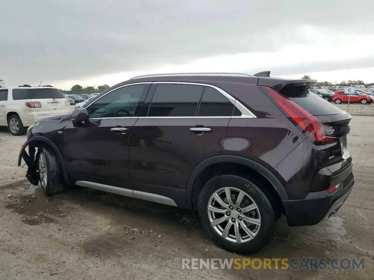 2 Photograph of a damaged car 1GYFZDR41LF025434 CADILLAC XT4 2020
