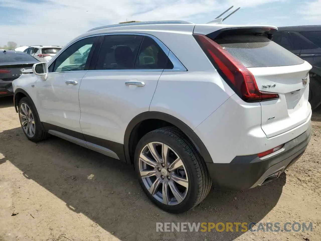 2 Photograph of a damaged car 1GYFZDR44LF143798 CADILLAC XT4 2020