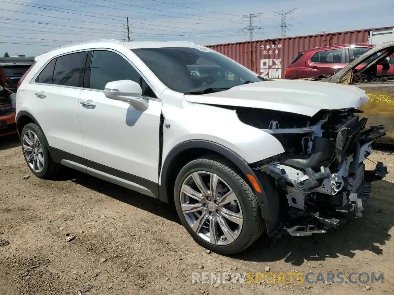 4 Photograph of a damaged car 1GYFZDR44LF143798 CADILLAC XT4 2020
